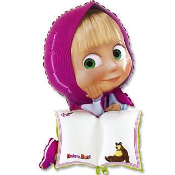 Шар открытка Маша и Медведь