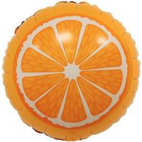 Шар круг фольга Апельсин
