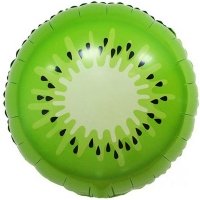 Шар круг фольга Киви