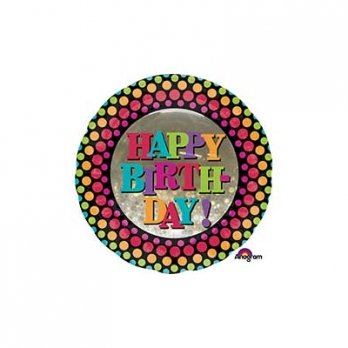 Шар круг HB Горошек разноцветный