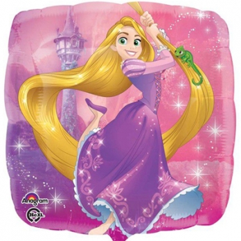 Шар квадрат фольга Рапунцель квадрат