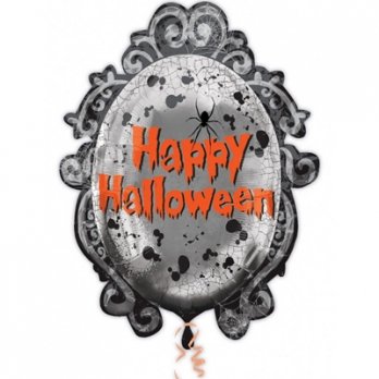 Шар круг фольга Зеркало Хэллоуин