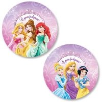 Шар круг фольга Принцессы С ДНЕМ РОЖДЕНИЯ