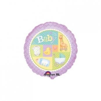 Шар круг фольга Детский инвентарь