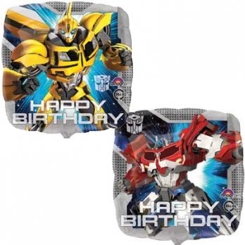 Шар круг фольга HB Трансформеры анимированные