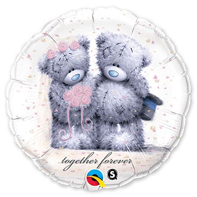 Шар круг фольга Me To You Вместе навсегда