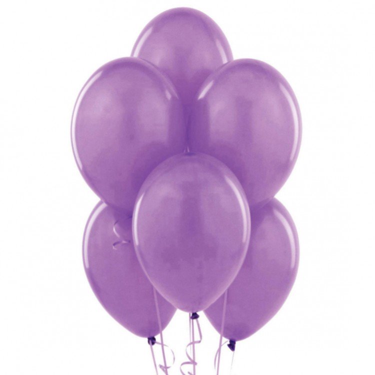 Шары пастель 35см. Сиреневые