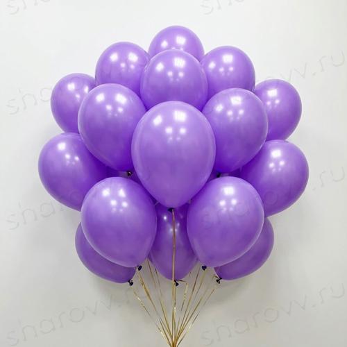 Шары пастель 35см. "Сиреневые"