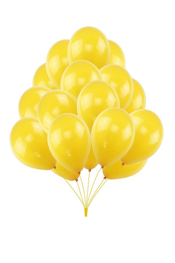 Шарики пастель 30см. Желтые