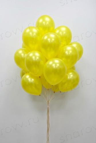 Шары металлик 35см. "Желтые"