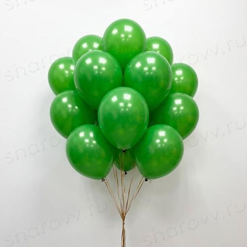 Шары пастель 35см. "Зеленые"
