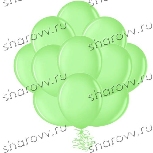 Шары пастель 35см. "Лайм"