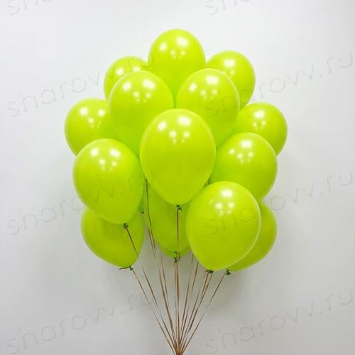 Шары пастель 35см. "Лайм"