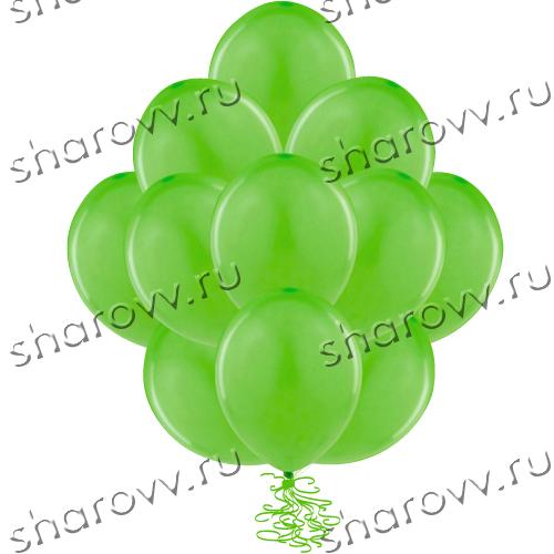 Шары металлик 35см. Лайм