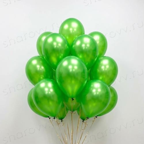 Шары металлик 35см. "Лайм"