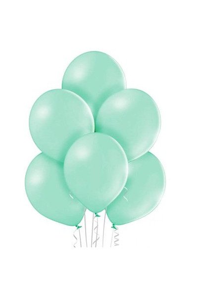 Шары пастель 35см. Бирюзовые (Тиффани)