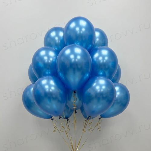 Шары металлик 35см. "Синие"
