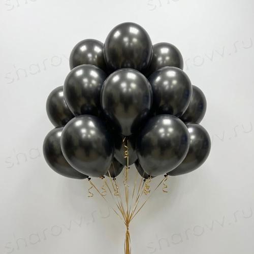 Шары металлик 35см. "Черные"