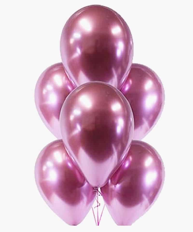 Шары латекс Хром лиловый