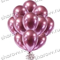 Шары латекс Хром лиловый