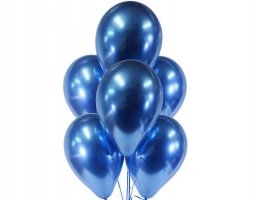 Шары латекс Хром синий