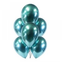 Шары латекс Хром зеленый