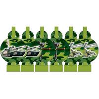 Язык-гудок Камуфляж 6шт.