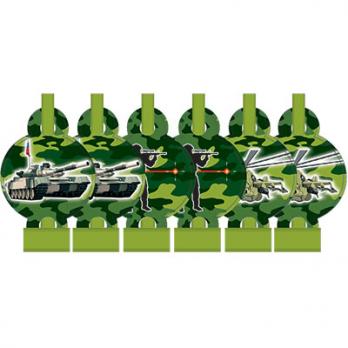 Язык-гудок Камуфляж 6шт. Язык-гудок Камуфляж 6шт.