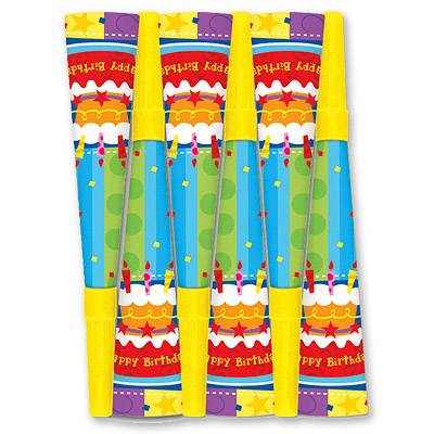 Горн Торт Birthday 6шт.