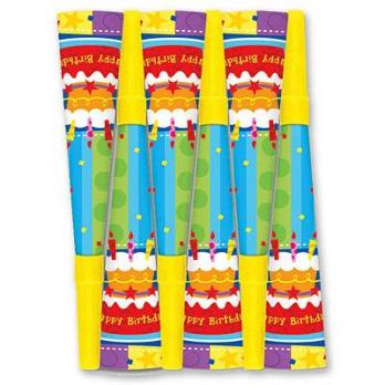 Горн Торт Birthday 6шт.