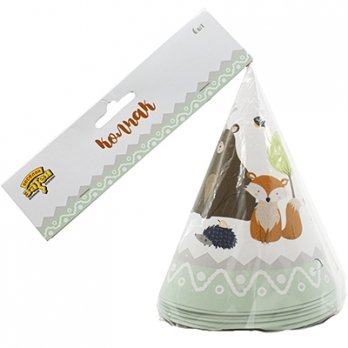 Колпак Лесные Друзья 6шт.