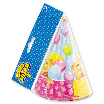 Колпак Медвежонок 6шт.