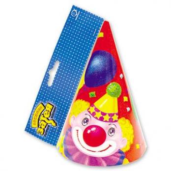 Колпак Клоун с шарами 6шт.