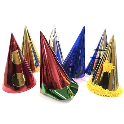 Колпак большой фольг. ассорти