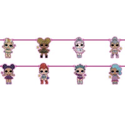 Гирлянда Куклы ЛОЛ 2,3м