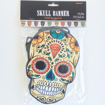 Гирлянда Мексиканский череп 3,6м