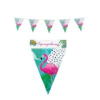 Гирлянда-вымпел Фламинго 360см