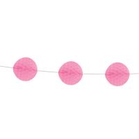 Гирлянда-шары бум розовая 3м