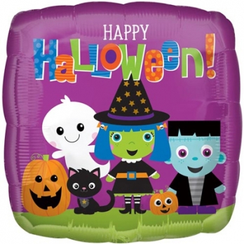 Шар квадрат фольга Хэллоуин Персонажи