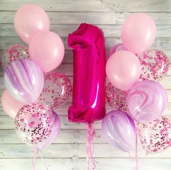 Розовый сет