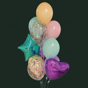 Фонтан из шаров "Радость" Фонтан из шаров "Радость"