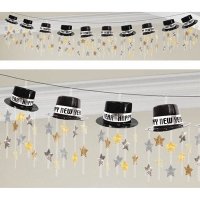 Гирлянда Шляпа HNY со звездами 3,65м