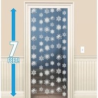 Гирлянда вертик Снежинка белая 2м/6шт