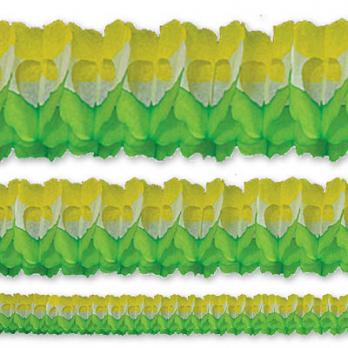 Гирлянда Декор 3,6м зелено-бело-желтая Гирлянда Декор 3,6м зелено-бело-желтая