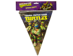 Гирлянда-вымпел Черепашки-Ниндзя 360см