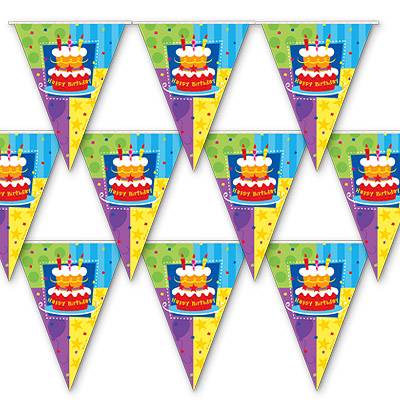 Гирлянда-буквы Торт Birthday 225см 1505-1189 Веселая Затея