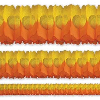 Гирлянда Декор 3,6м оранжево-желтая