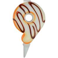 Свеча -цифра 9 Пончик 6 см