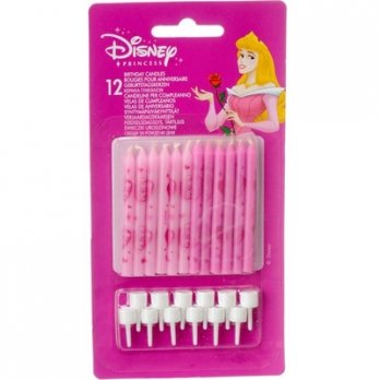 Свечи д/торта с подст Принцессы 12шт