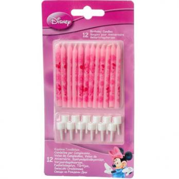 Свечи д/торта с подст Минни Маус 12шт